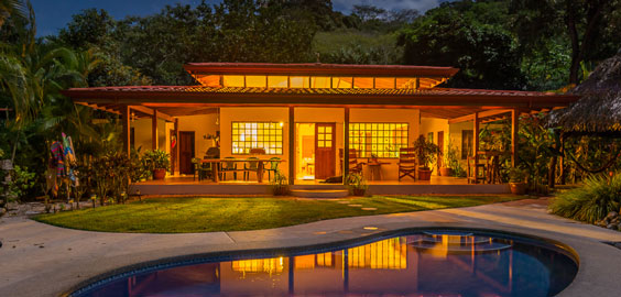 photo of Rainforest Publications office in Tambor, Costa Rica